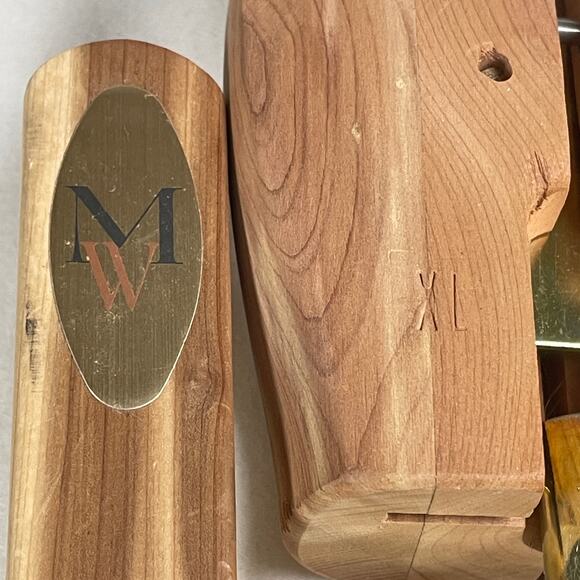 Vtg Wooden Shoe Forms Trees x4 Pairs Rochester Florsheim Golf Day Various Sizes - Picture 2 of 8